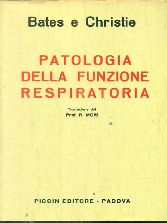 Patologia della funzione respiratoria - copertina