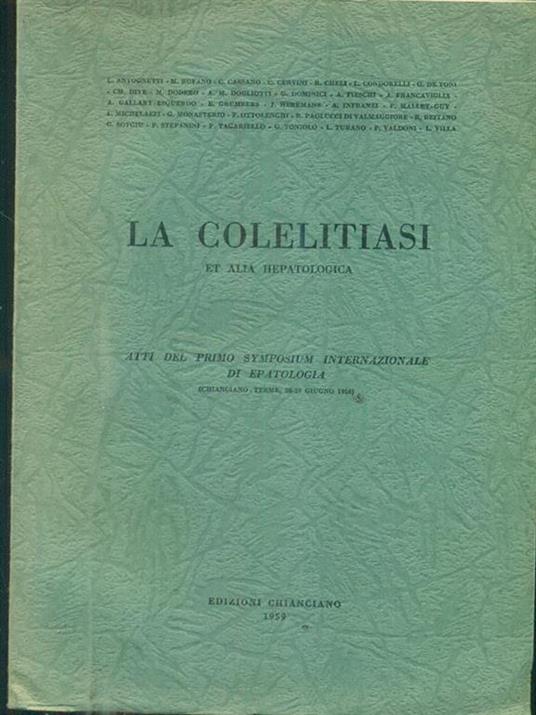 La colelitiasi - copertina