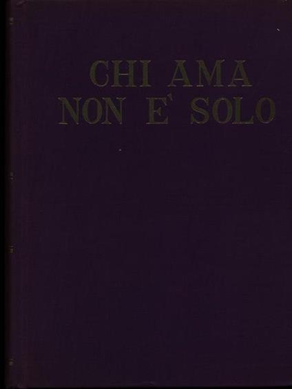 Chi ama non é solo - T. Caldwell - copertina
