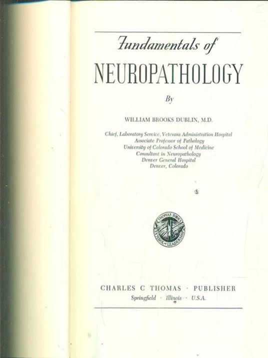 fundamentals of neuropathology - copertina