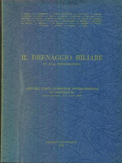 Il drenaggio biliare - copertina