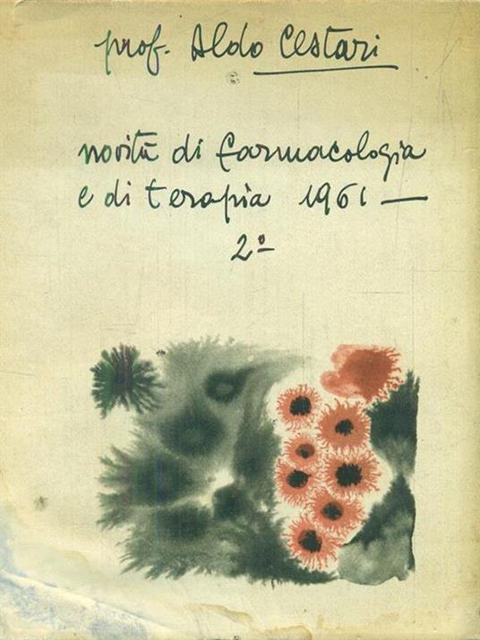 Novità di farmacologia e di terapia 1961 - 2o - Aldo Cestari - copertina