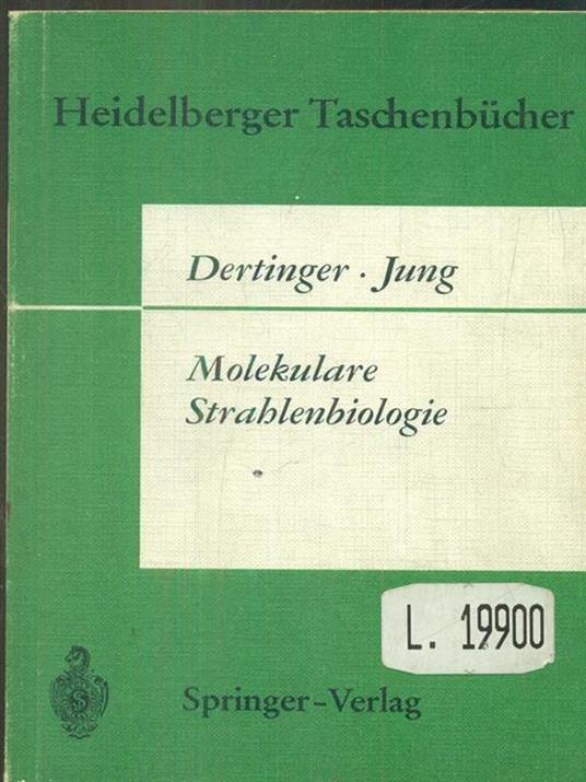 Molekulare Strahlenbiologie - copertina