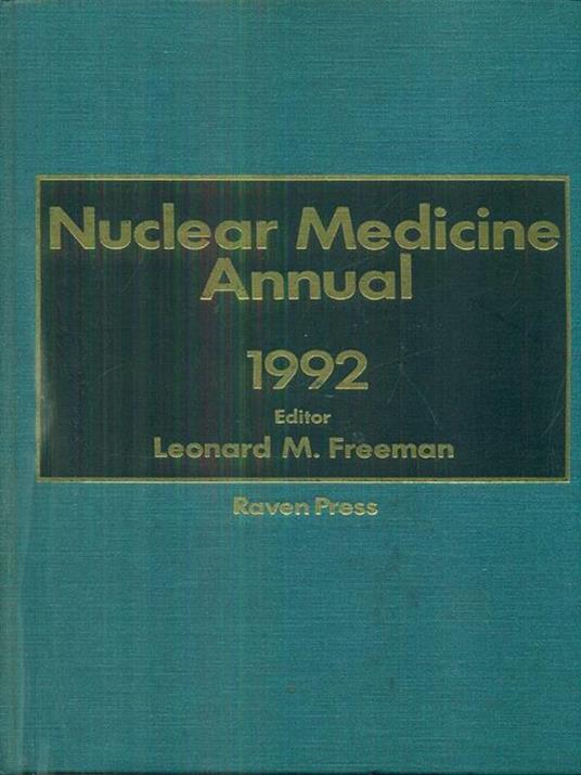 Nuclear Medicine Annual 1992 - copertina