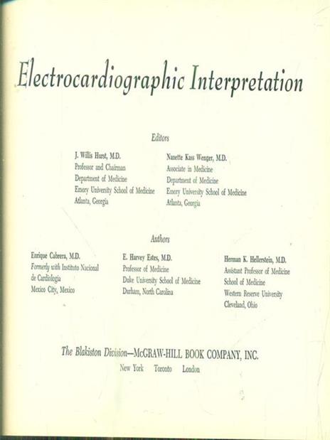 electrocardiographic interpretation - copertina