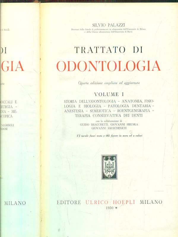 trattato di odontologia 2 vv