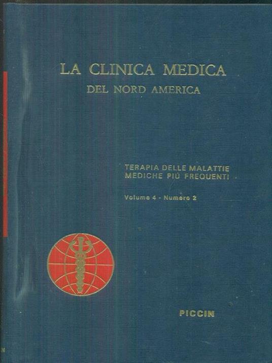La clinica medica del nord America vol 4 numero 2 terapia delle malattie mediche più frequenti - copertina