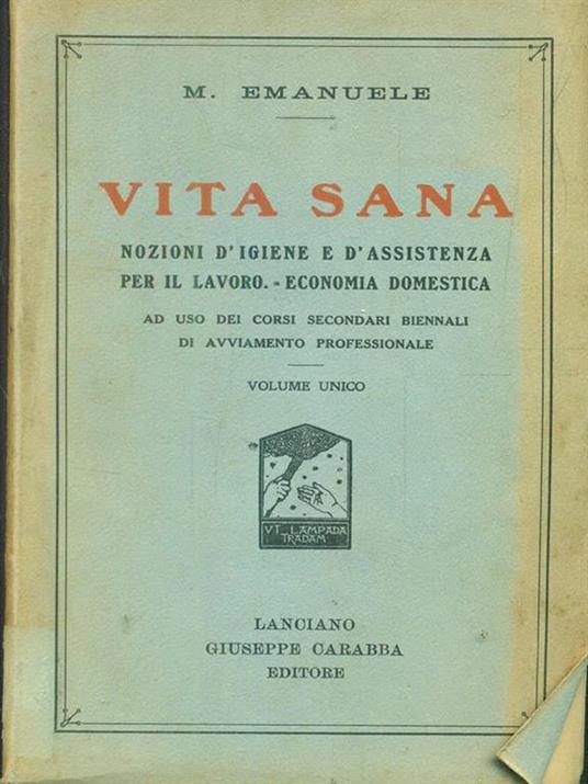 Vita sana - M. Emanuele - copertina