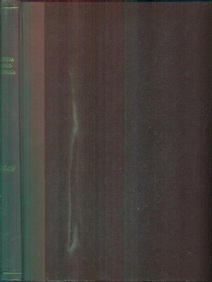 rassegna clinico scientifica 1949 - copertina