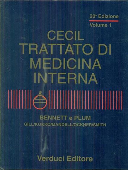 cecil trattato di medicina interna vol 1-2 - Lerone Bennett - copertina