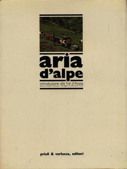 Aria d'alpe - Cesare Verlucca - copertina
