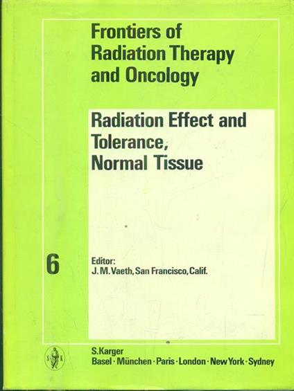 Radiation Effect and tolerance Normal Tissue - copertina
