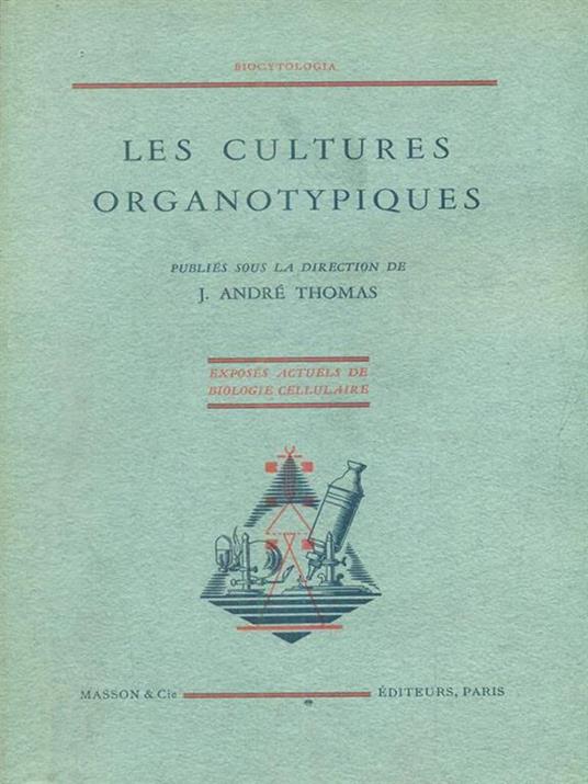 Les cultures organotypiques - copertina