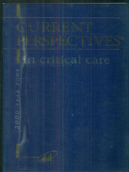 Current Perspectives in critical Care 2000. vol 1 - copertina