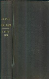 Journal de chirurgie 1921 - tome XVIII - 2