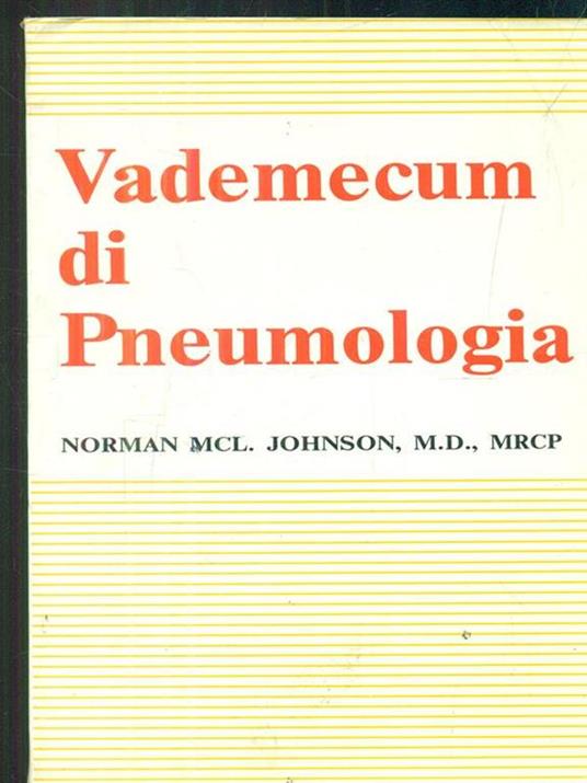 vademecum di pneumologia - Jill Norman - copertina