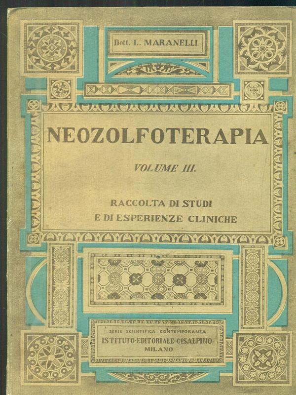 Neozolfoterapia vol III