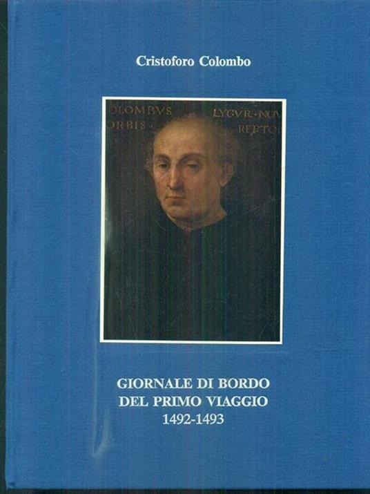 giornale di bordo del primo viaggio 1492-1493 - Cristoforo Colombo - copertina