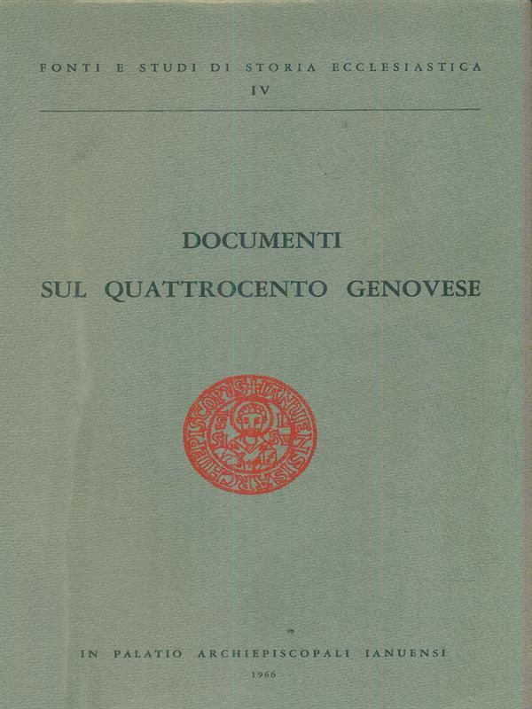 documenti sul quattrocento genovese