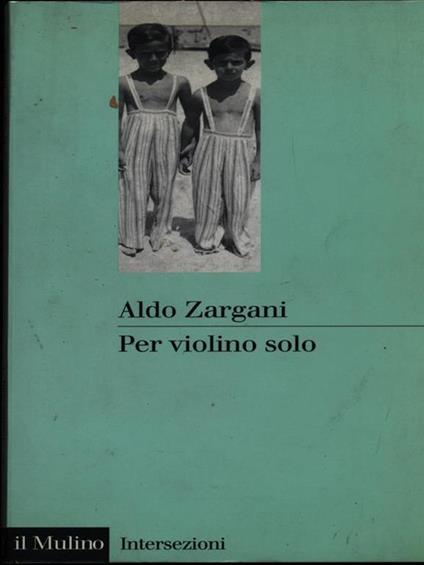 Per violino solo - copertina