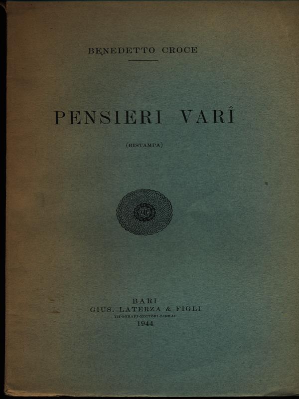 Pensieri vari