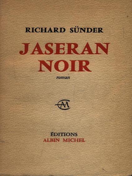 Jaseran Noir - Richard Sunder - copertina