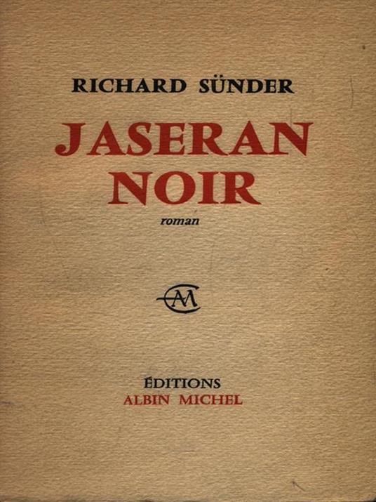Jaseran Noir - Richard Sunder - copertina
