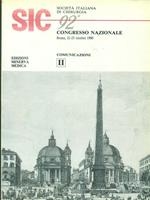 SIC. 92o Congresso Nazionale 1990. Comunicazioni II