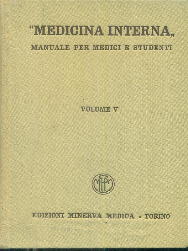 Medicina interna vol V