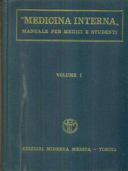 Medicina interna vol I - Angelo Ceconi - copertina