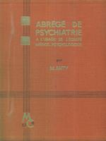 Abregè de psychiatrie