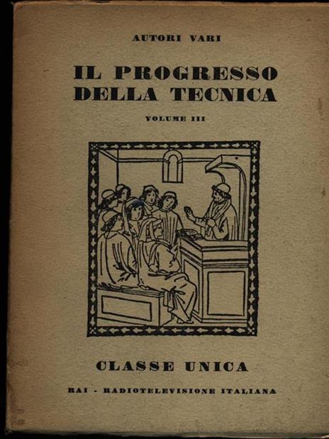 Il progresso della tecnica vol. III - copertina