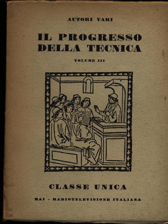 Il progresso della tecnica vol. III - copertina