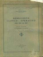 Rendiconto clinico operativo dal 1922 al 1927