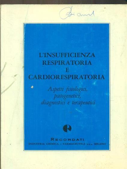 L' insufficienza respiratoria e cardiorespiratoria - copertina