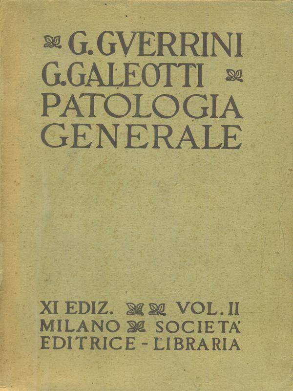 Patologia generale 2vv