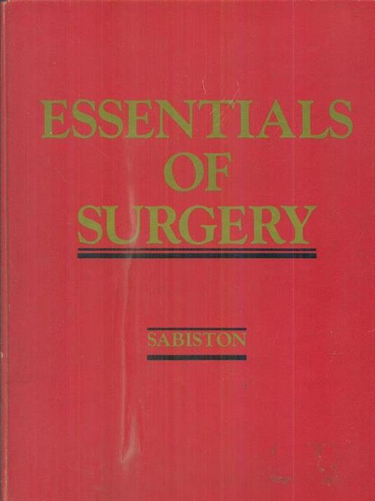 essentials of surgery - copertina