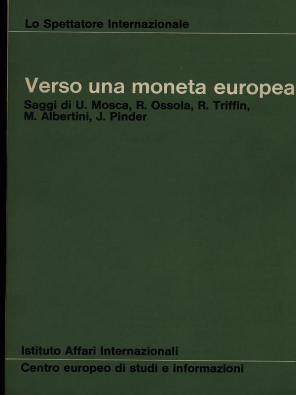 Verso una moneta europea