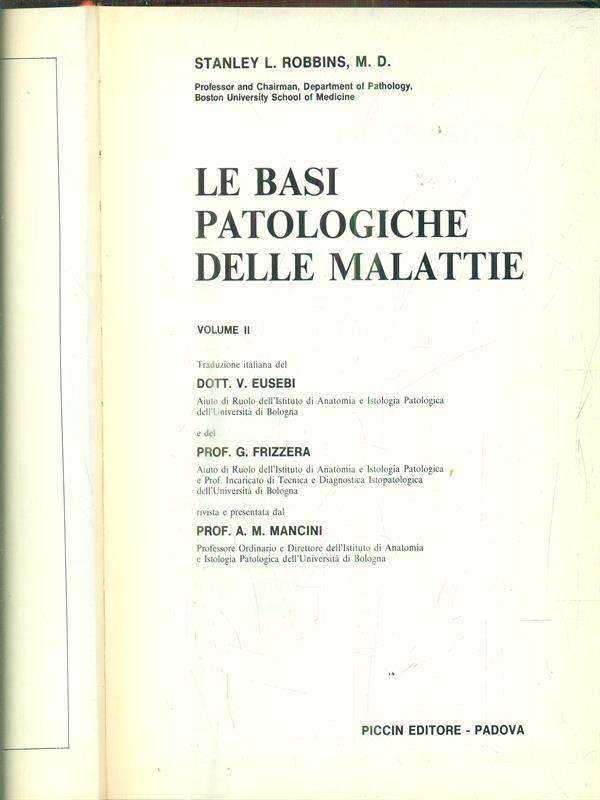 Le basi patologiche delle malattie vol 2