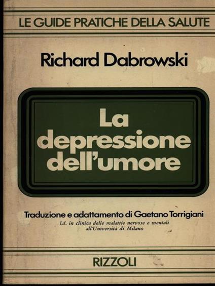 La depressione dell'umore - Richard Dabrowski - copertina