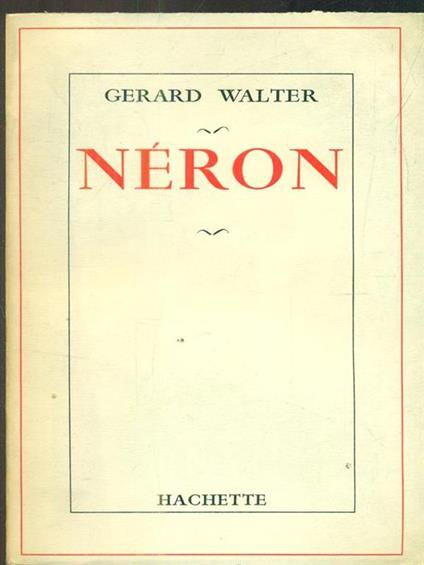 Neron - Gérard Walter - copertina