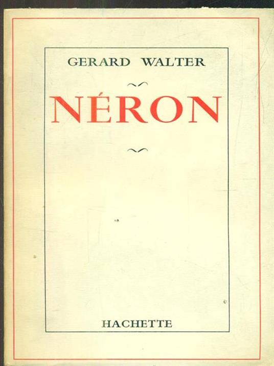 Neron - Gérard Walter - copertina
