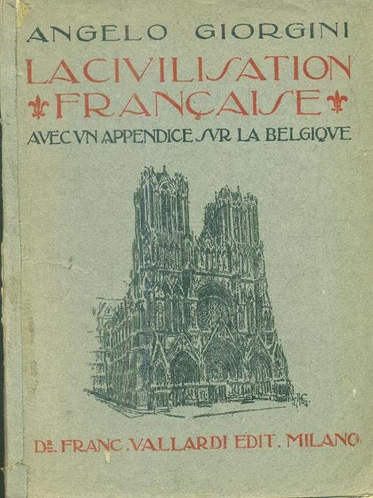 La civilisation francaise - Angelo Giorgini - copertina