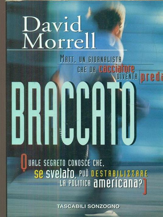 Braccato - David Morrell - copertina