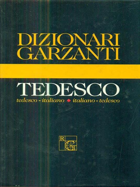 dizionari garzanti tedesco - copertina