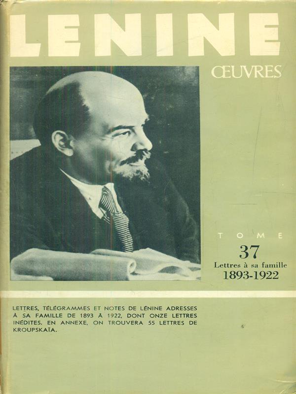 Lenine Oeuvres tome 37