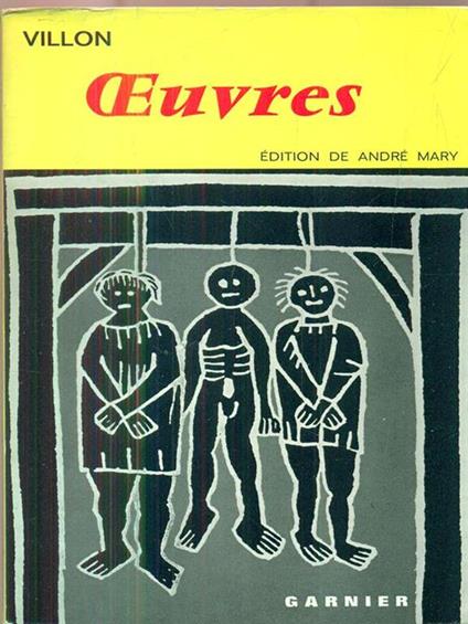 Oeuvres - François Villon - copertina