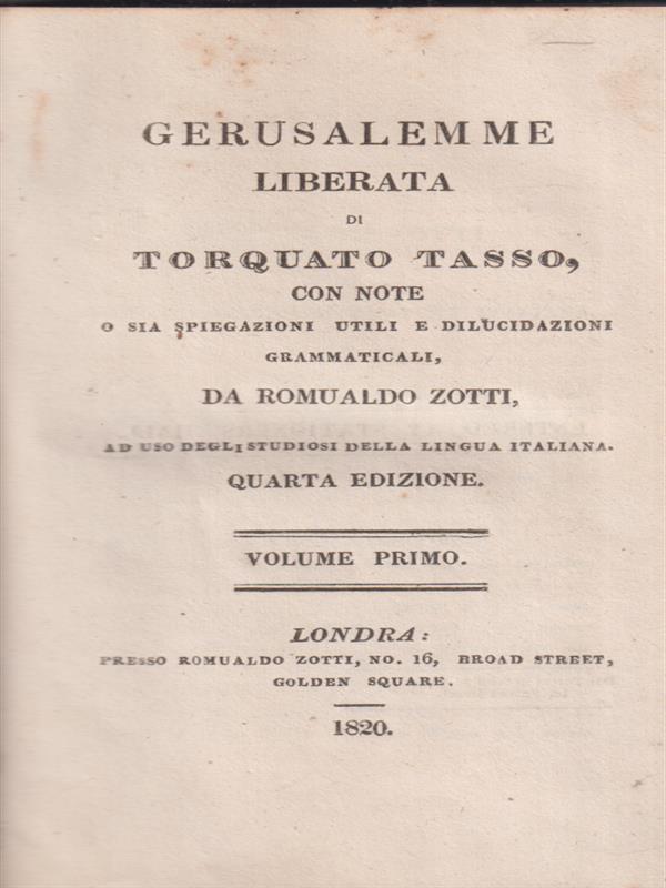 La gerusalemme liberata