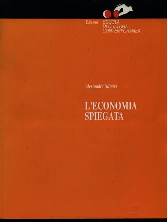 L' economia spiegata - Alessandra Nannei - copertina