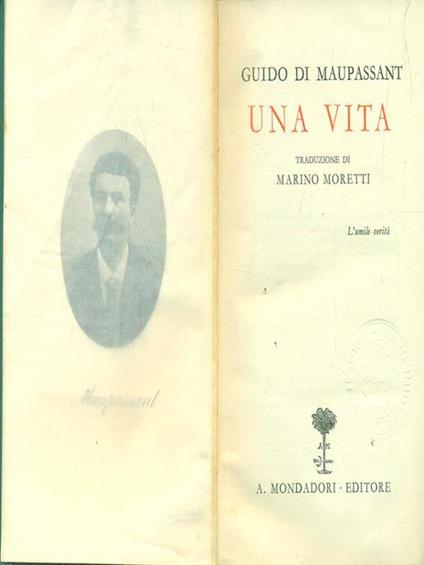 Una vita - copertina